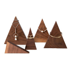 Pyramiden-Dreieck Schmuckständer aus Holz
